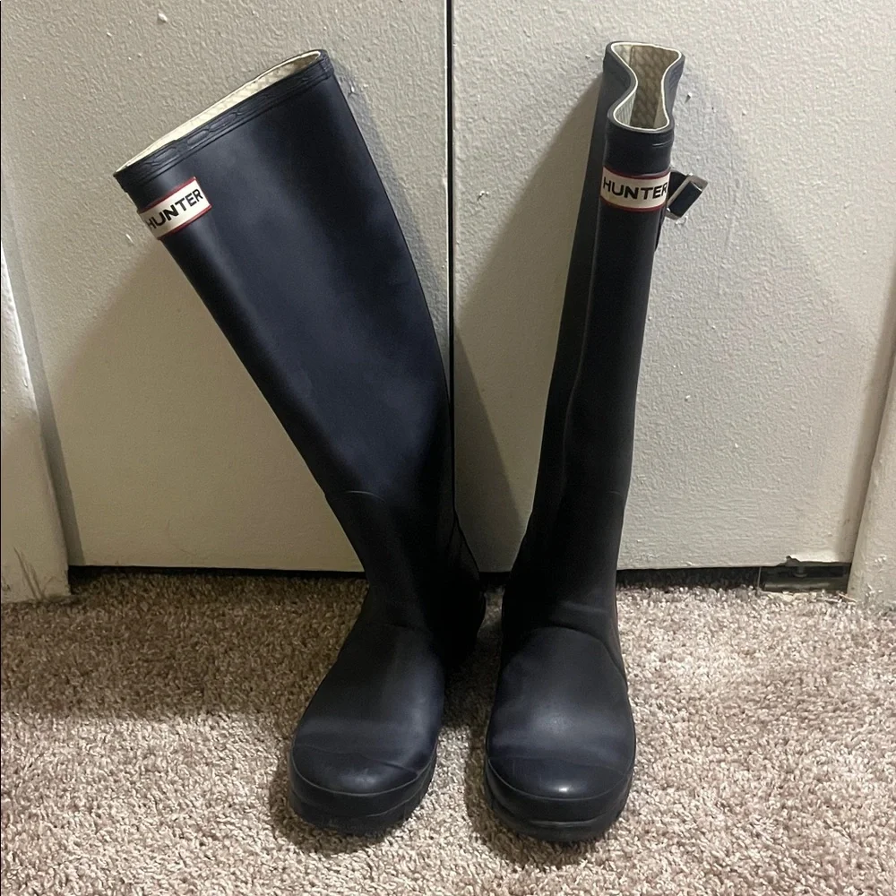 Hunter Classic Deep purple Waterproof Boots - Picture 3 of 12